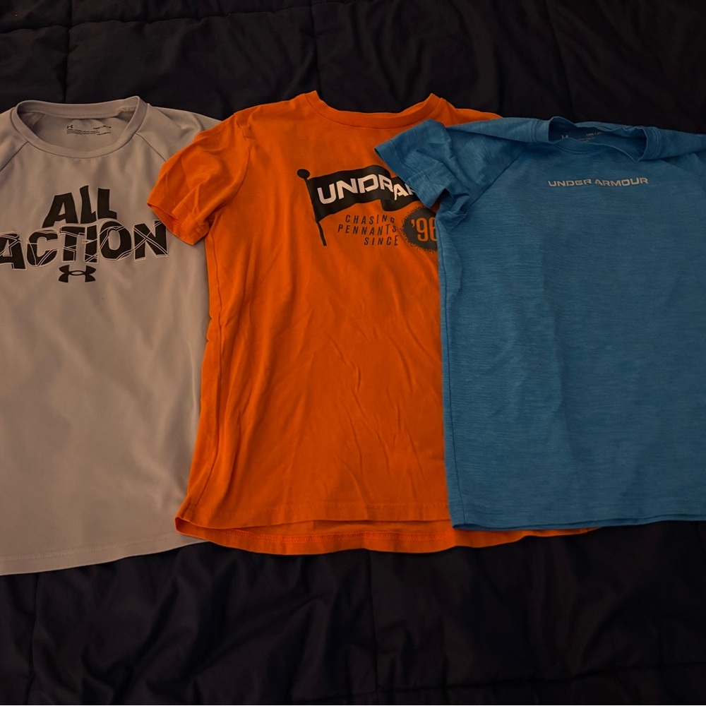 Under Armour Boys’ shirts - bundle of 6 - size Medium - Picture 4 of 4